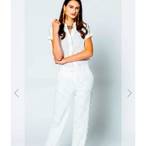 NWT Chic White Pants, Zadig & Voltaire Peter Effiloche 38 EU/ 6 US, retails $598